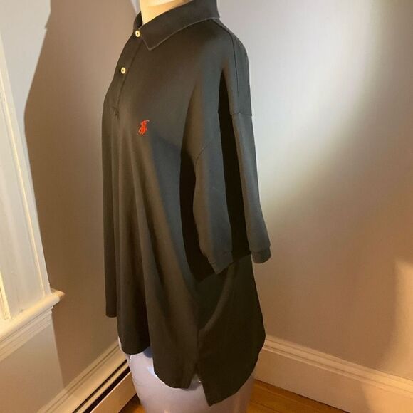 Polo Ralph Lauren 100% Cotton Polo Shirt, Black. Size 1XB Big - Picture 8 of 15
